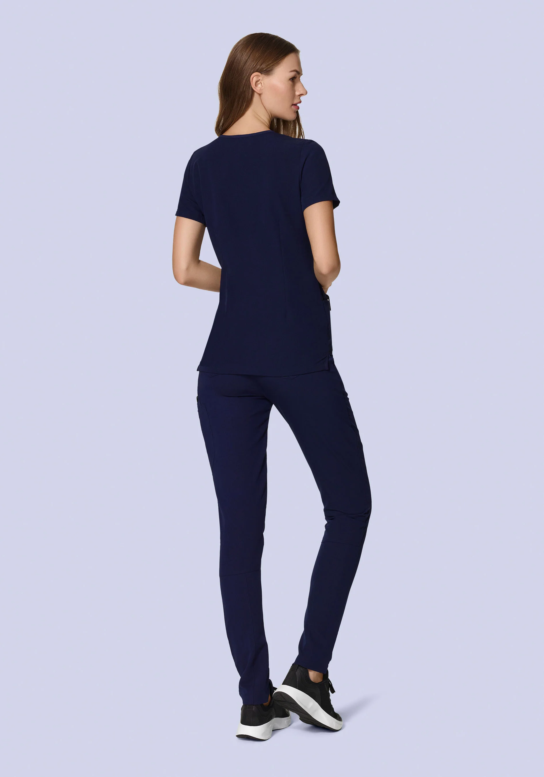 6 Pocket Slim Pants Navy - Image 5