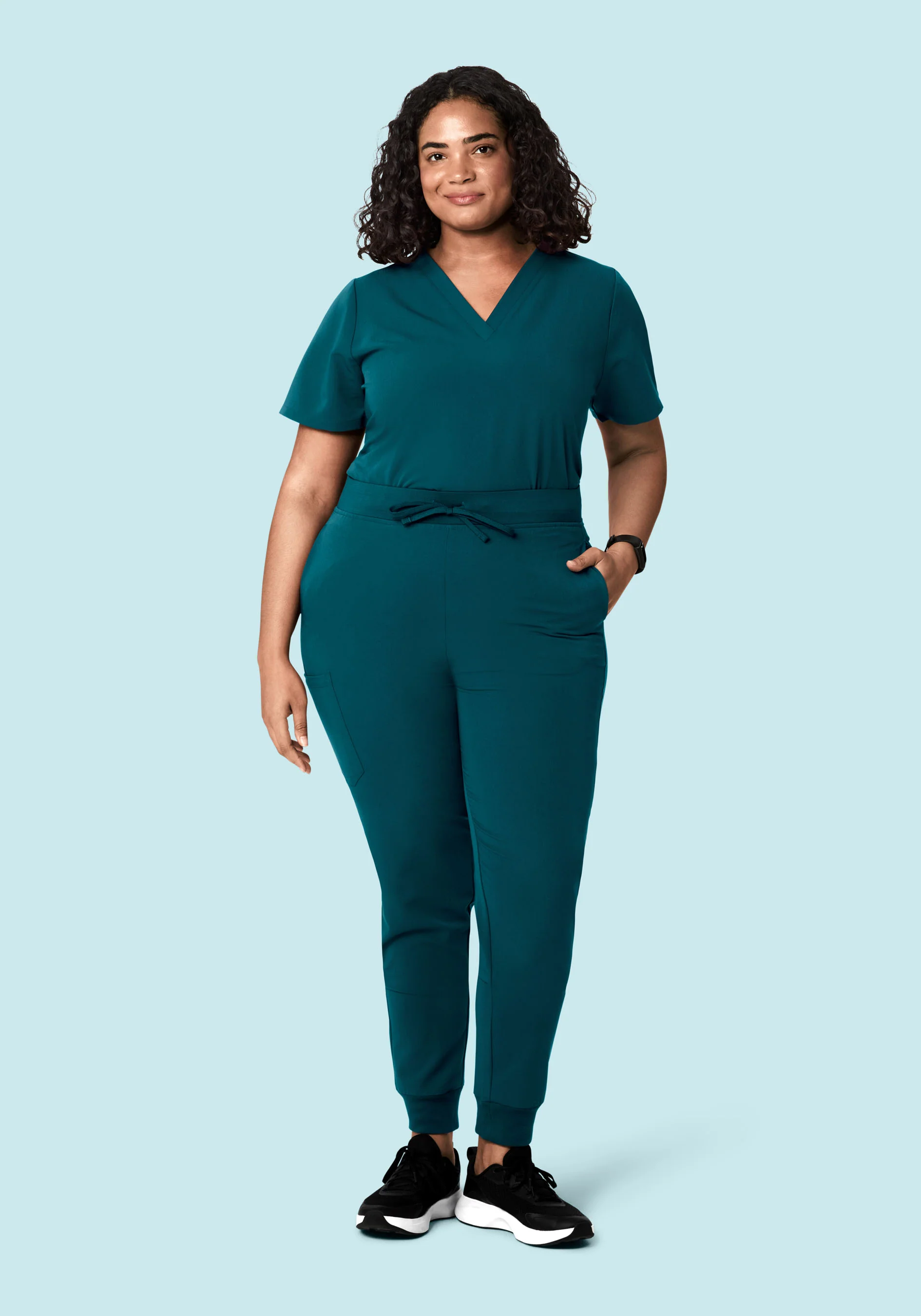 6 Pocket Top Caribbean Blue - Image 6