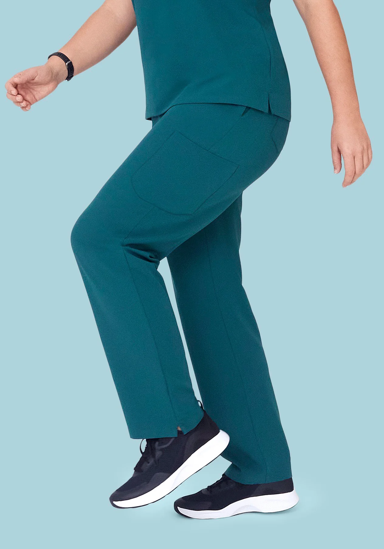9 Pocket Cargo Pants Caribbean Blue - Image 6