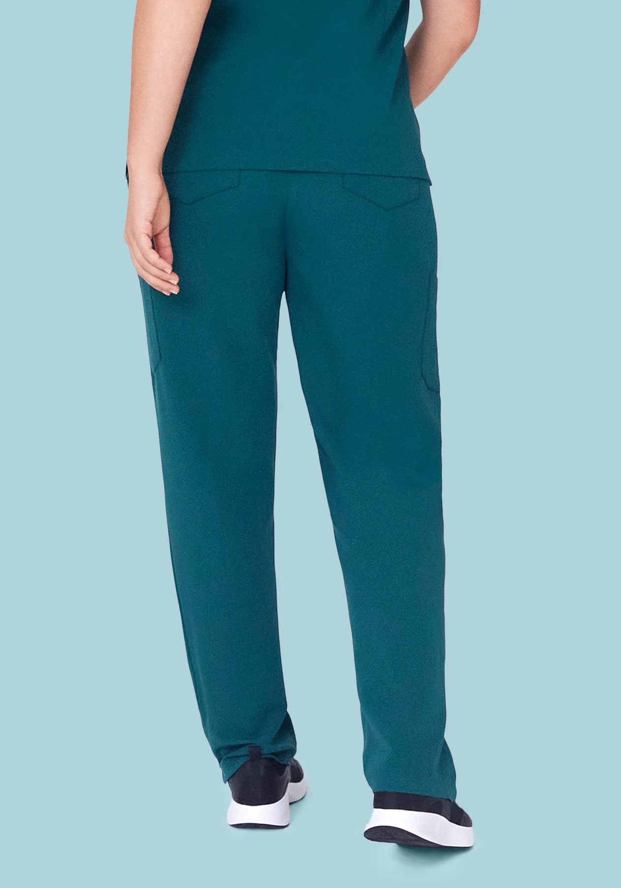 9 Pocket Cargo Pants Caribbean Blue - Image 7