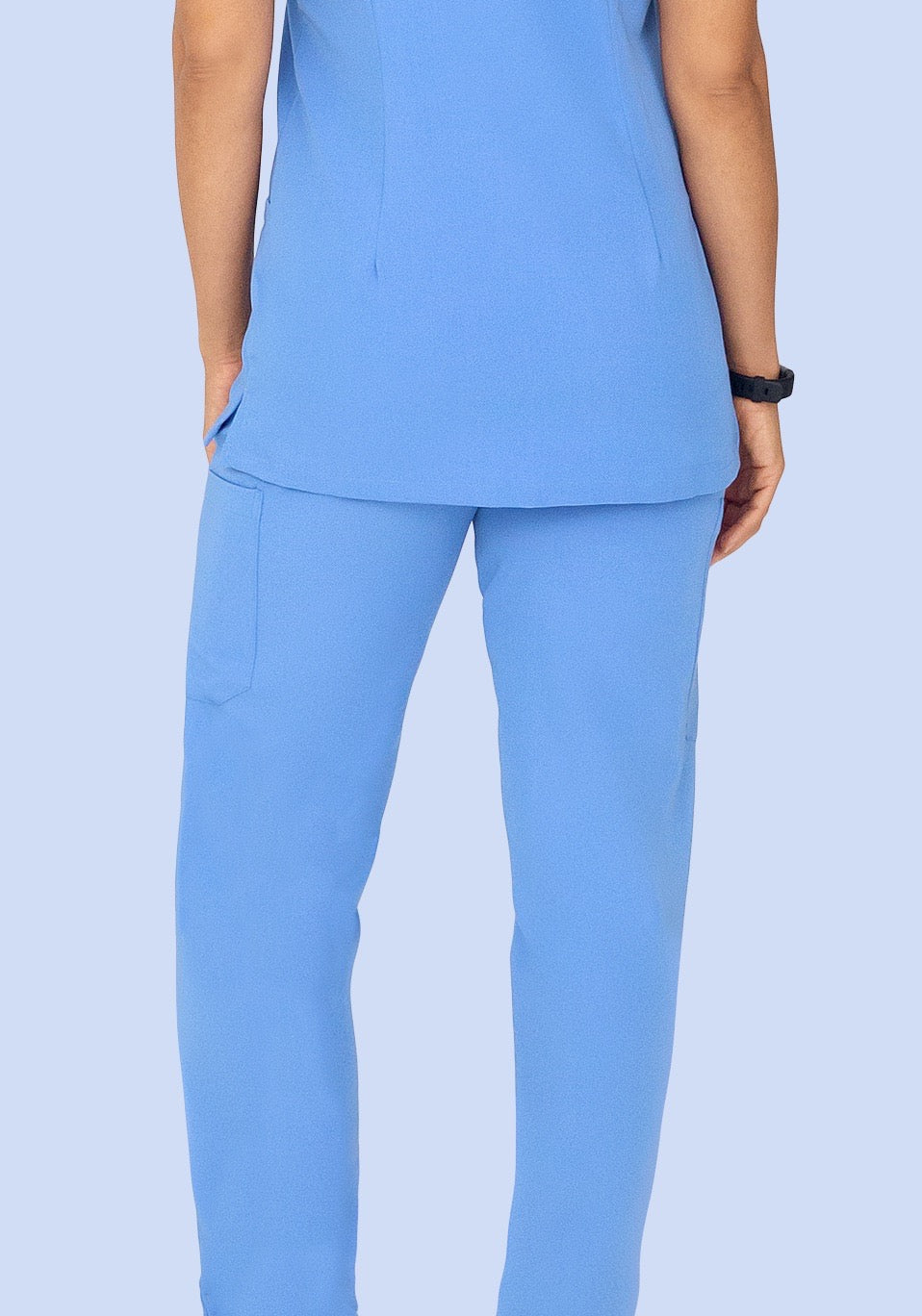 9 Pocket Cargo Pants Ceil Blue - Image 3