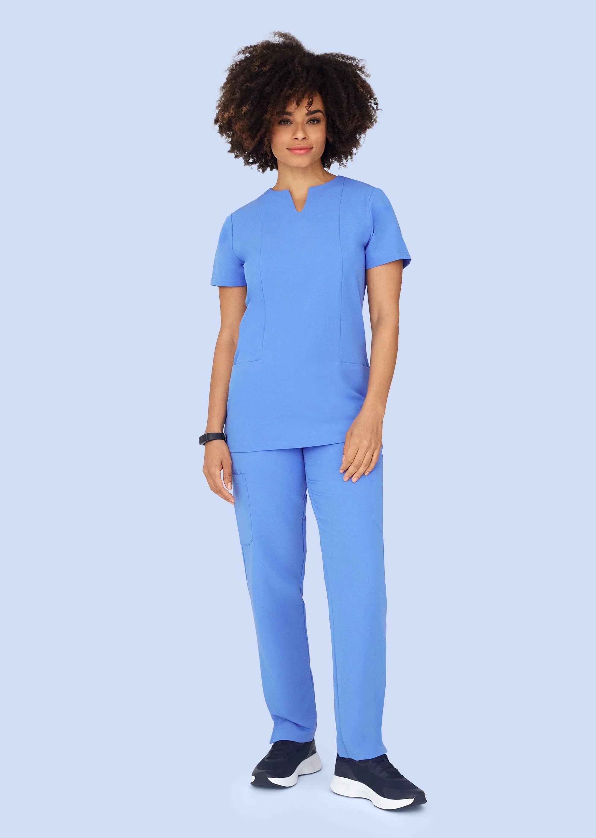 9 Pocket Cargo Pants Ceil Blue - Image 4