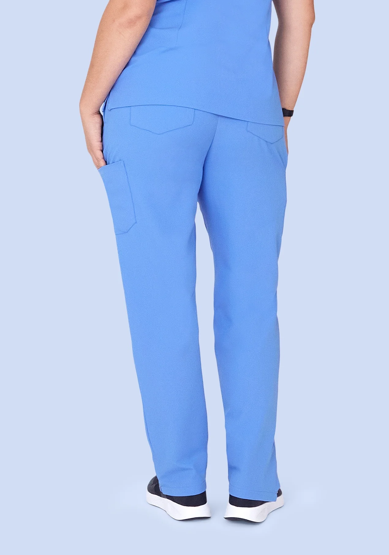 9 Pocket Cargo Pants Ceil Blue - Image 7