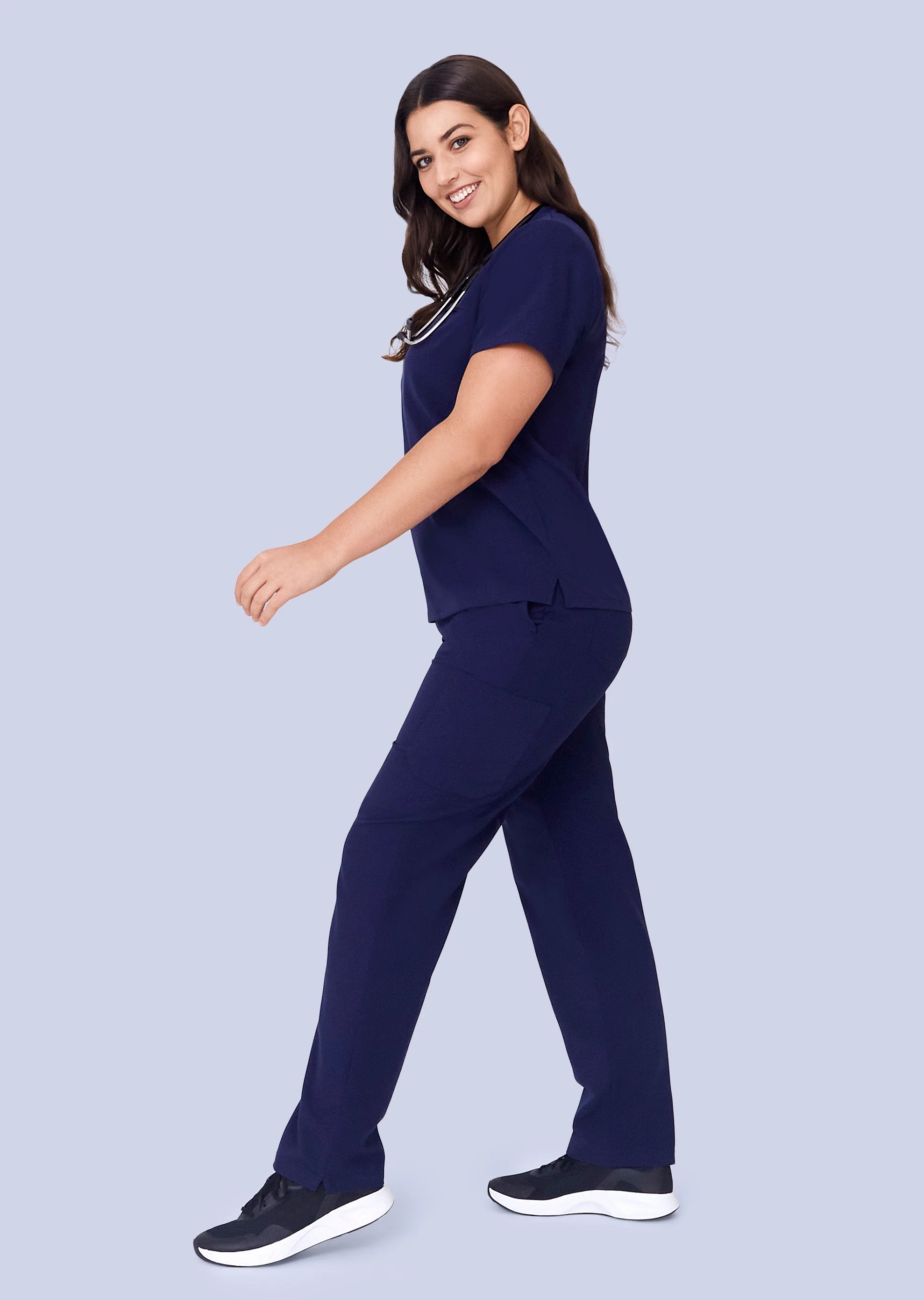 9 Pocket Cargo Pants Navy - Image 4