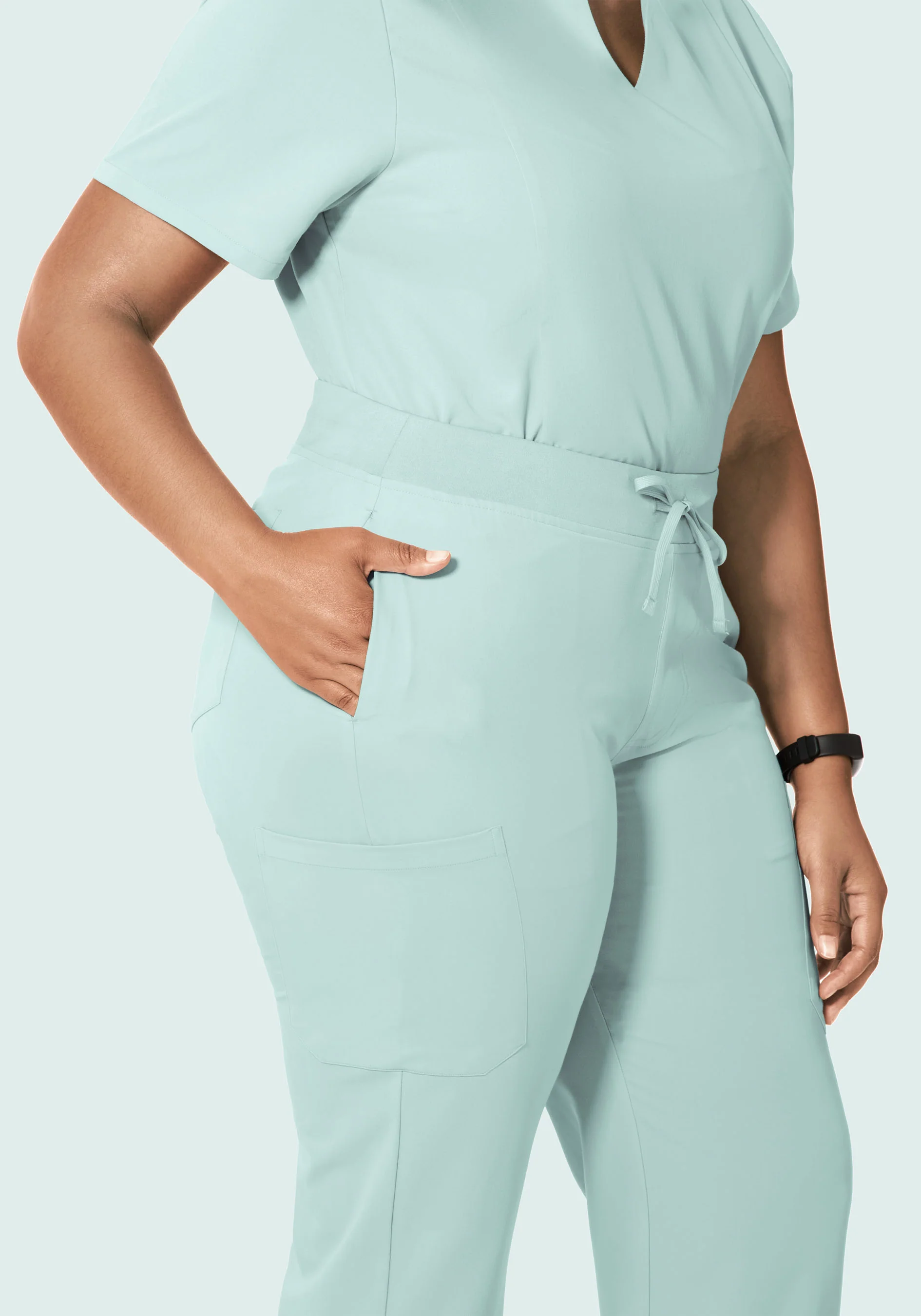 9 Pocket Cargo Pants Sterling Blue - Image 7