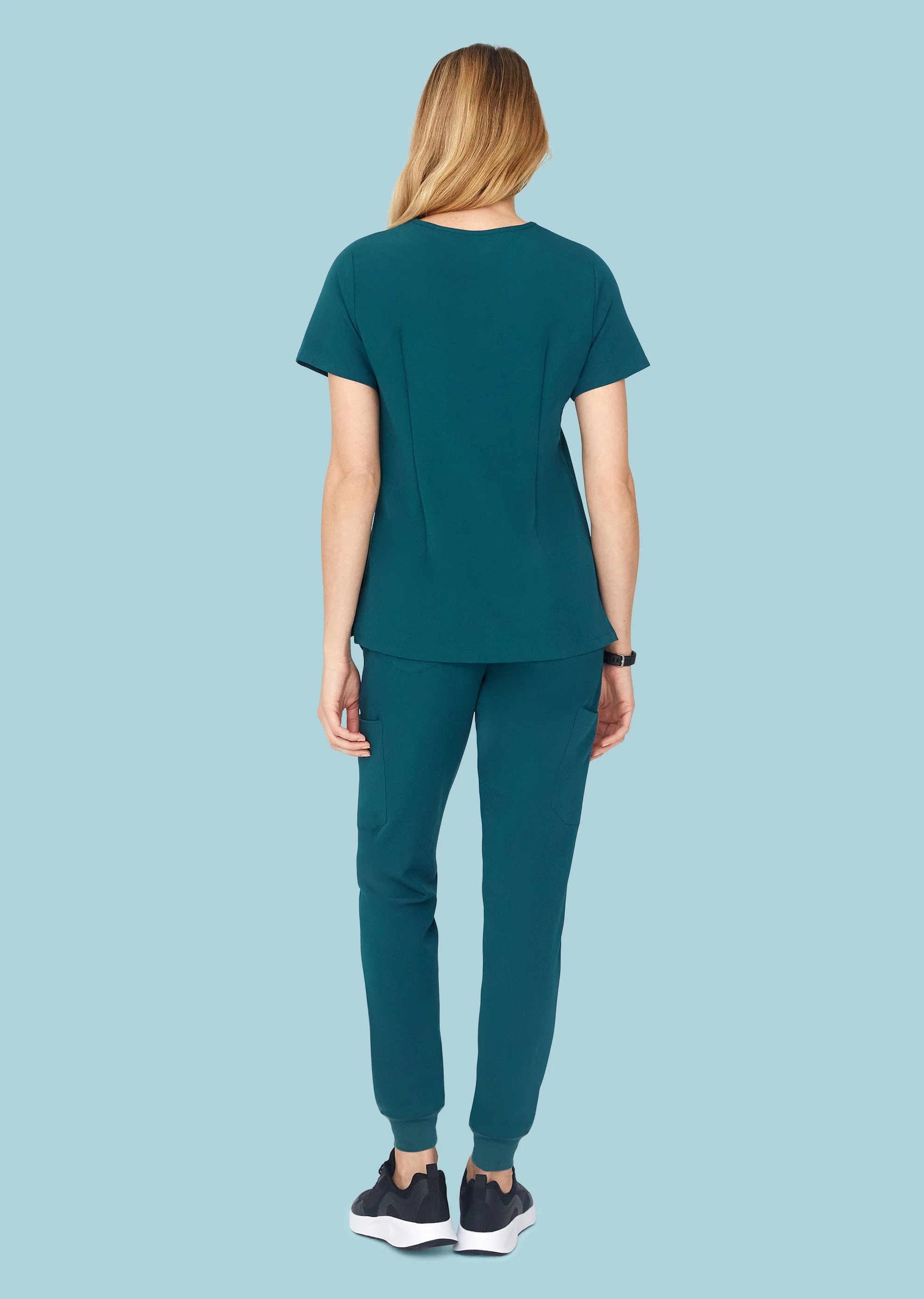 9 Pocket Joggers Caribbean Blue - Image 3