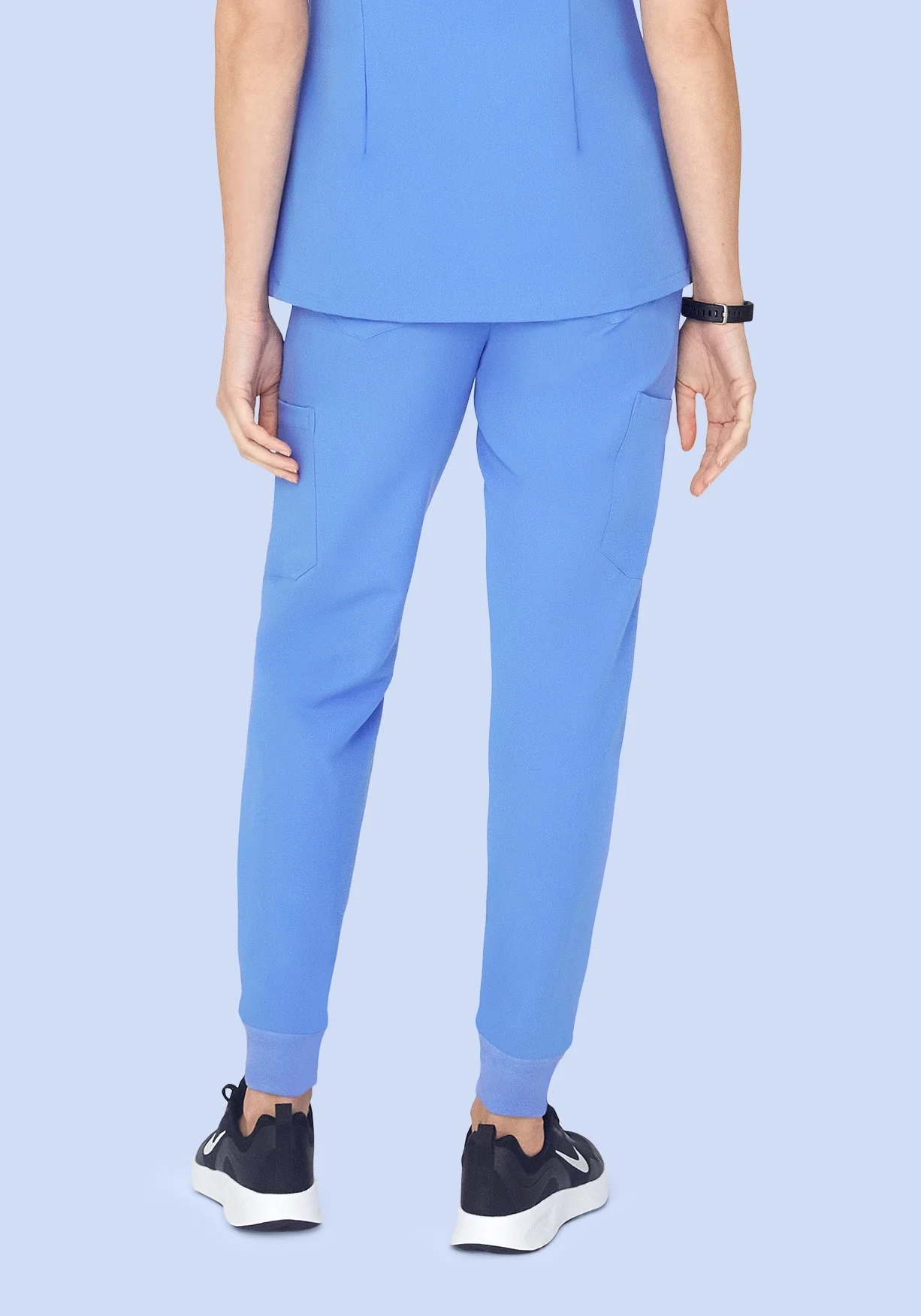 9 Pocket Joggers Ceil Blue - Image 4