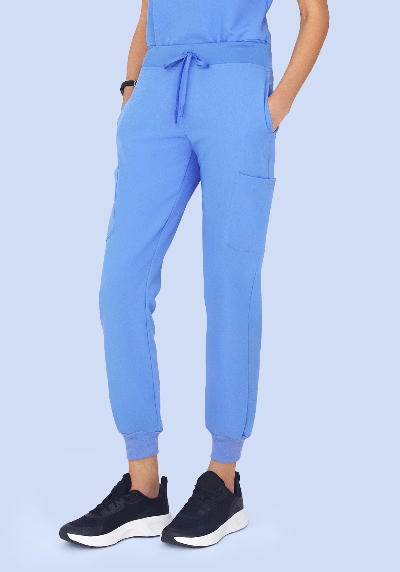 9 Pocket Joggers Ceil Blue - Image 6