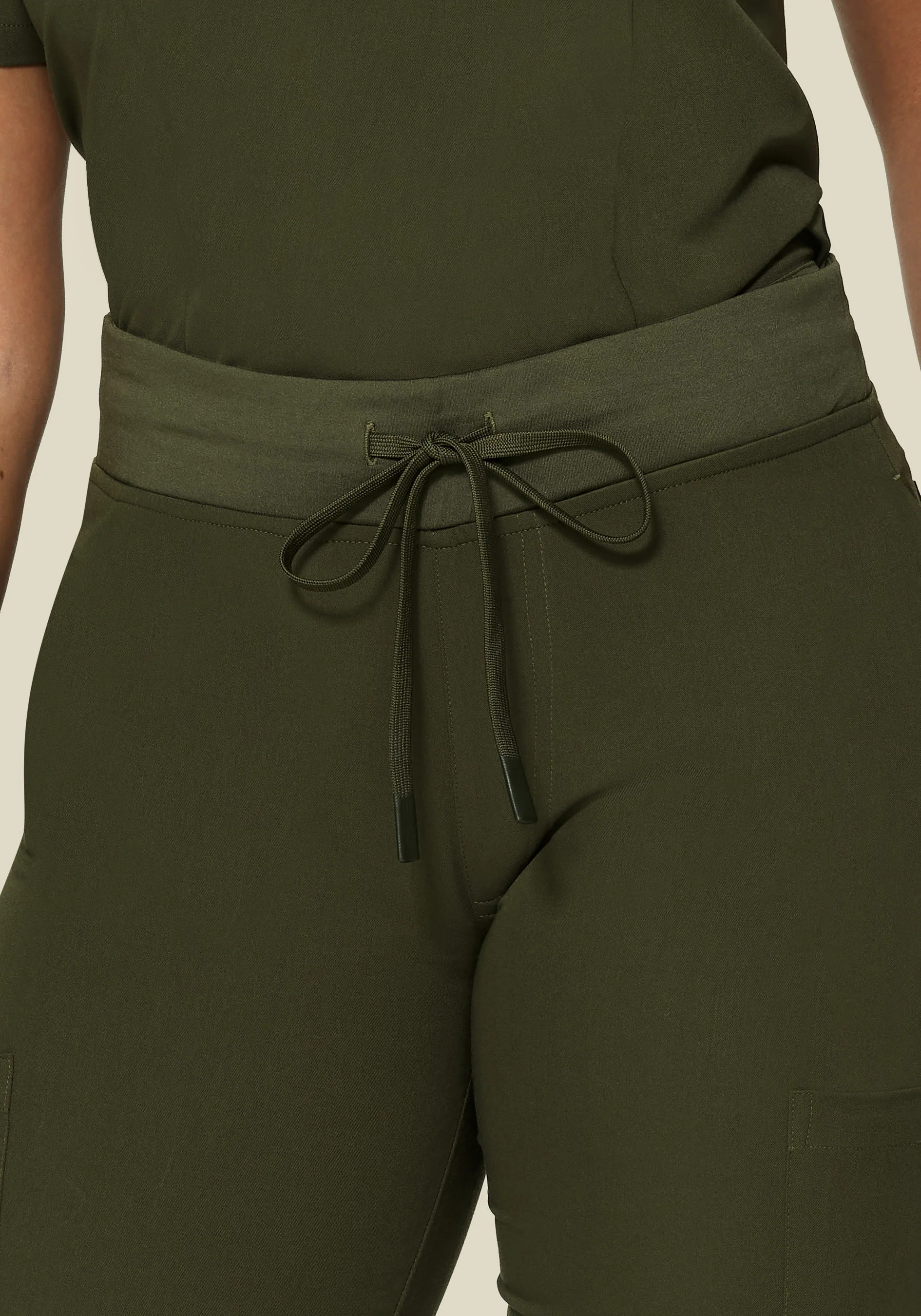 9 Pocket Joggers Olive - Image 3