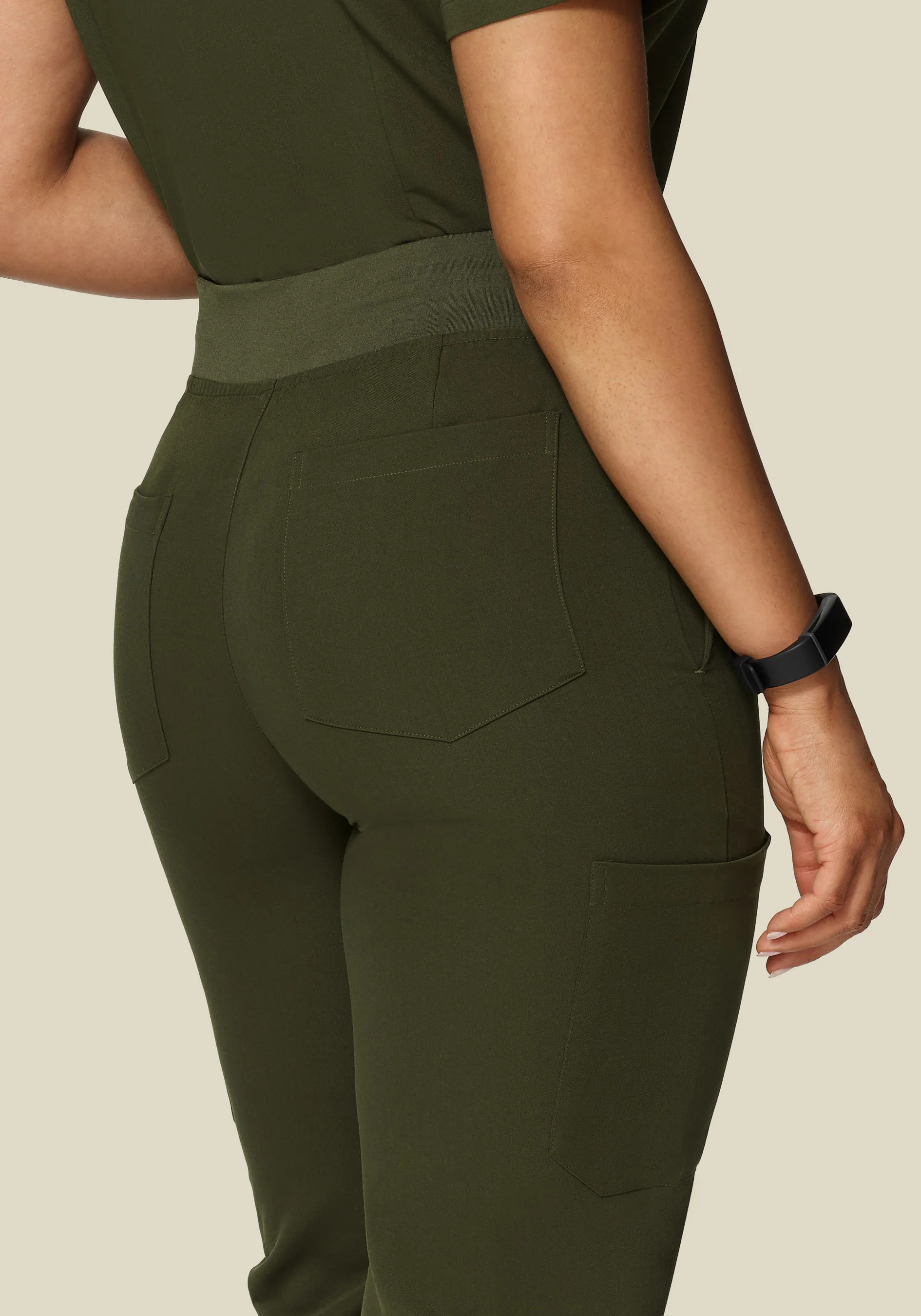 9 Pocket Joggers Olive - Image 5