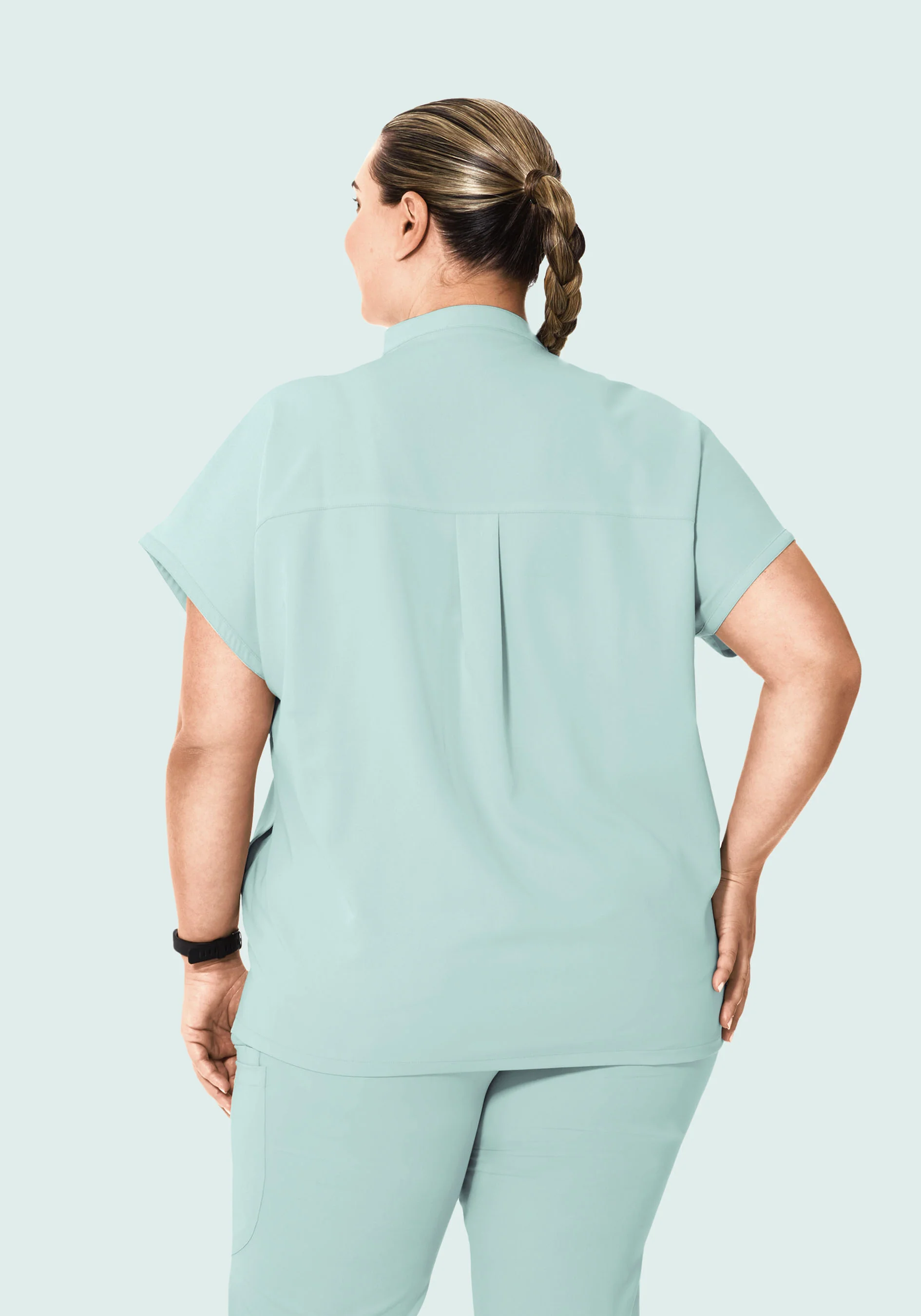 Mandarin Dolman Top Sterling Blue - Image 8