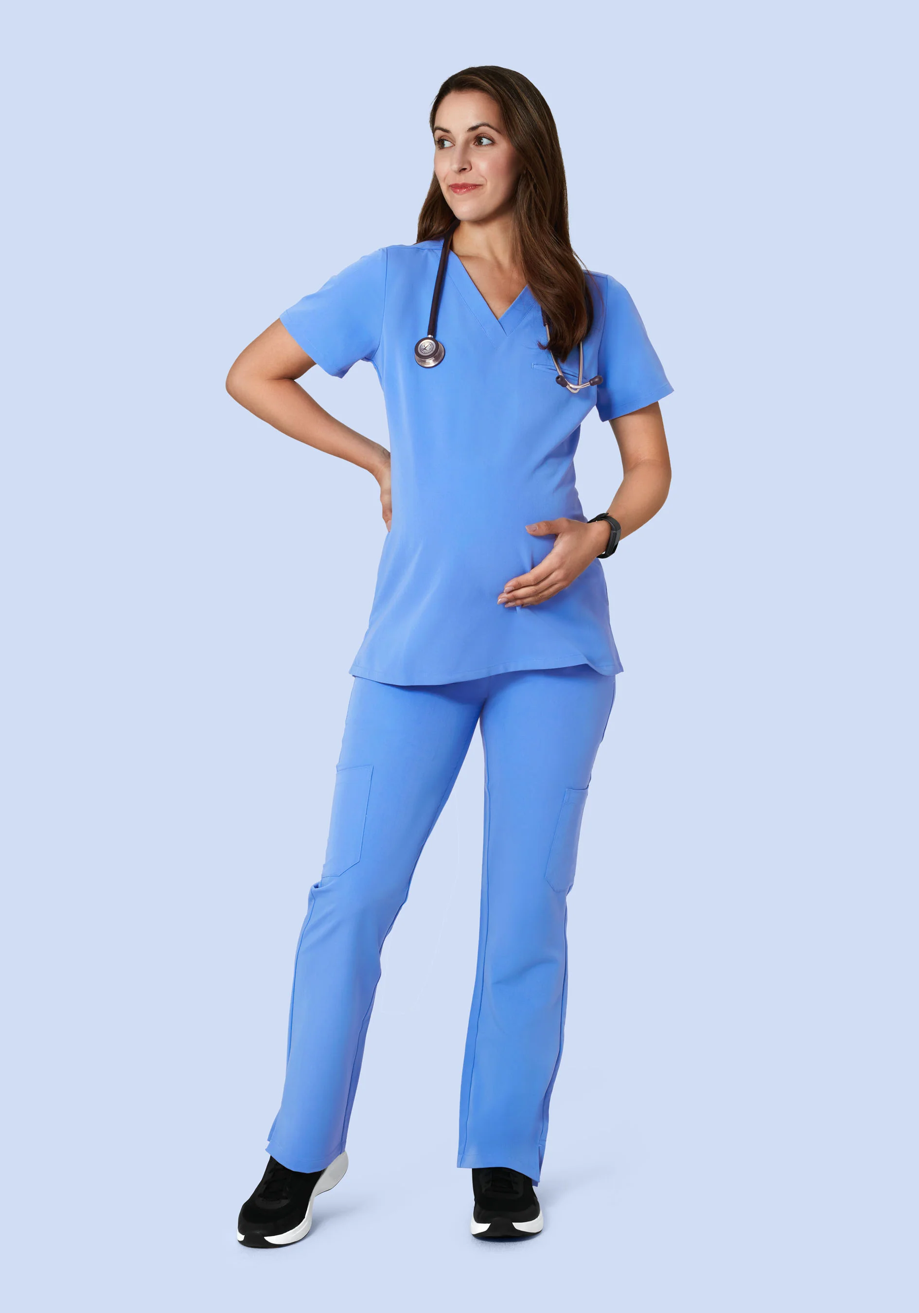 Maternity Cargos Ceil Blue - Image 3