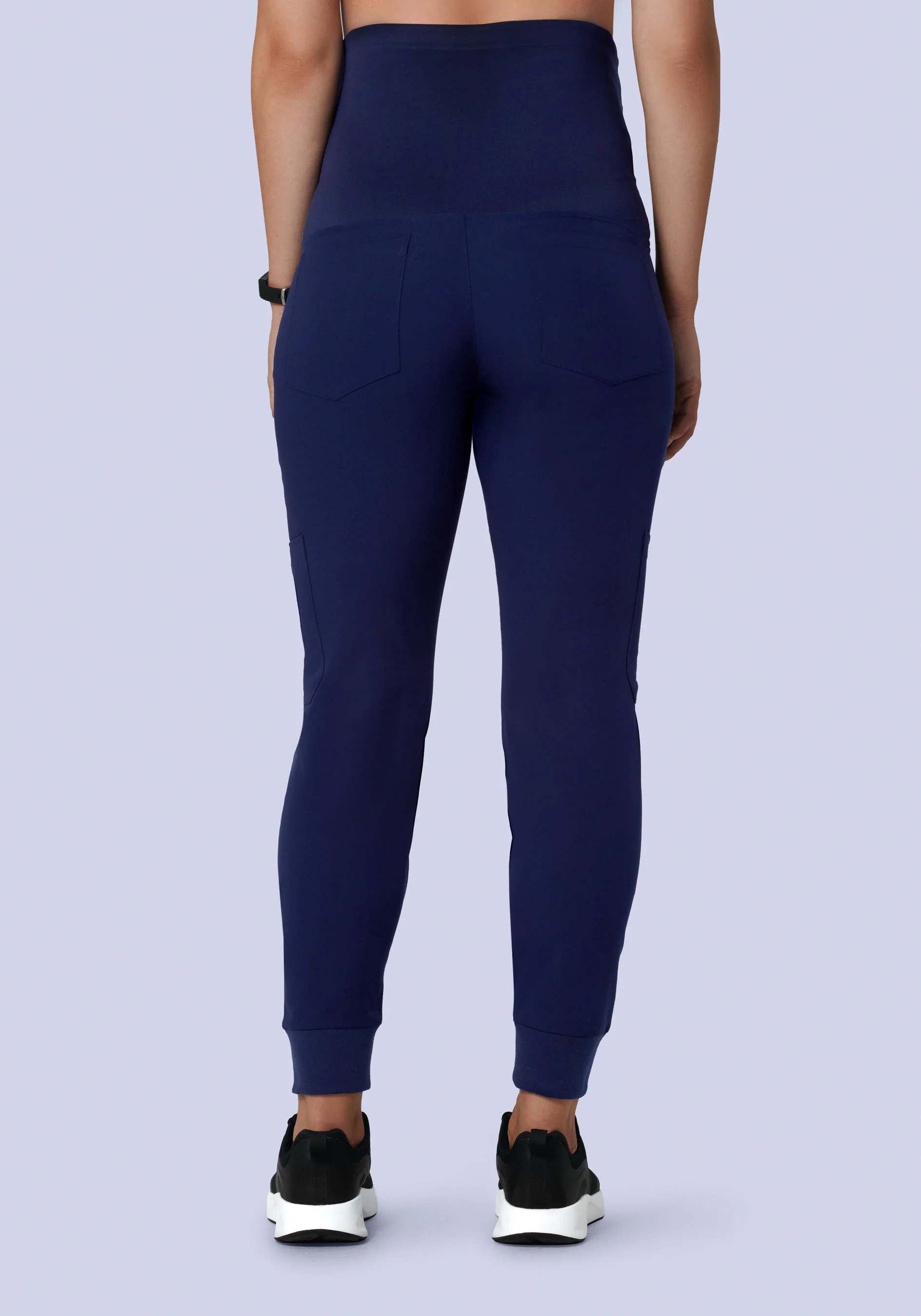 Maternity Joggers Navy - Image 5