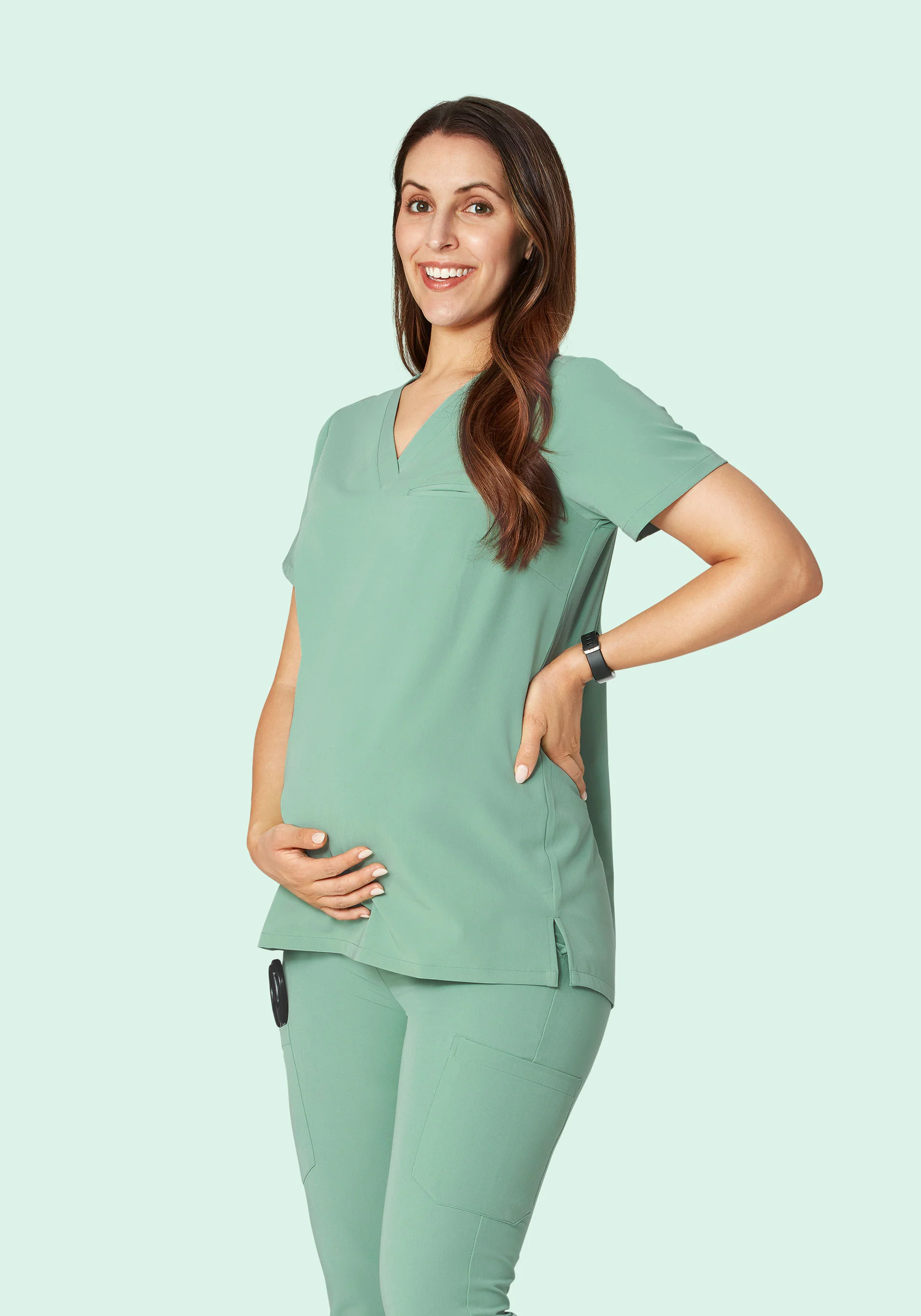 Exchange - Maternity One Pocket Top