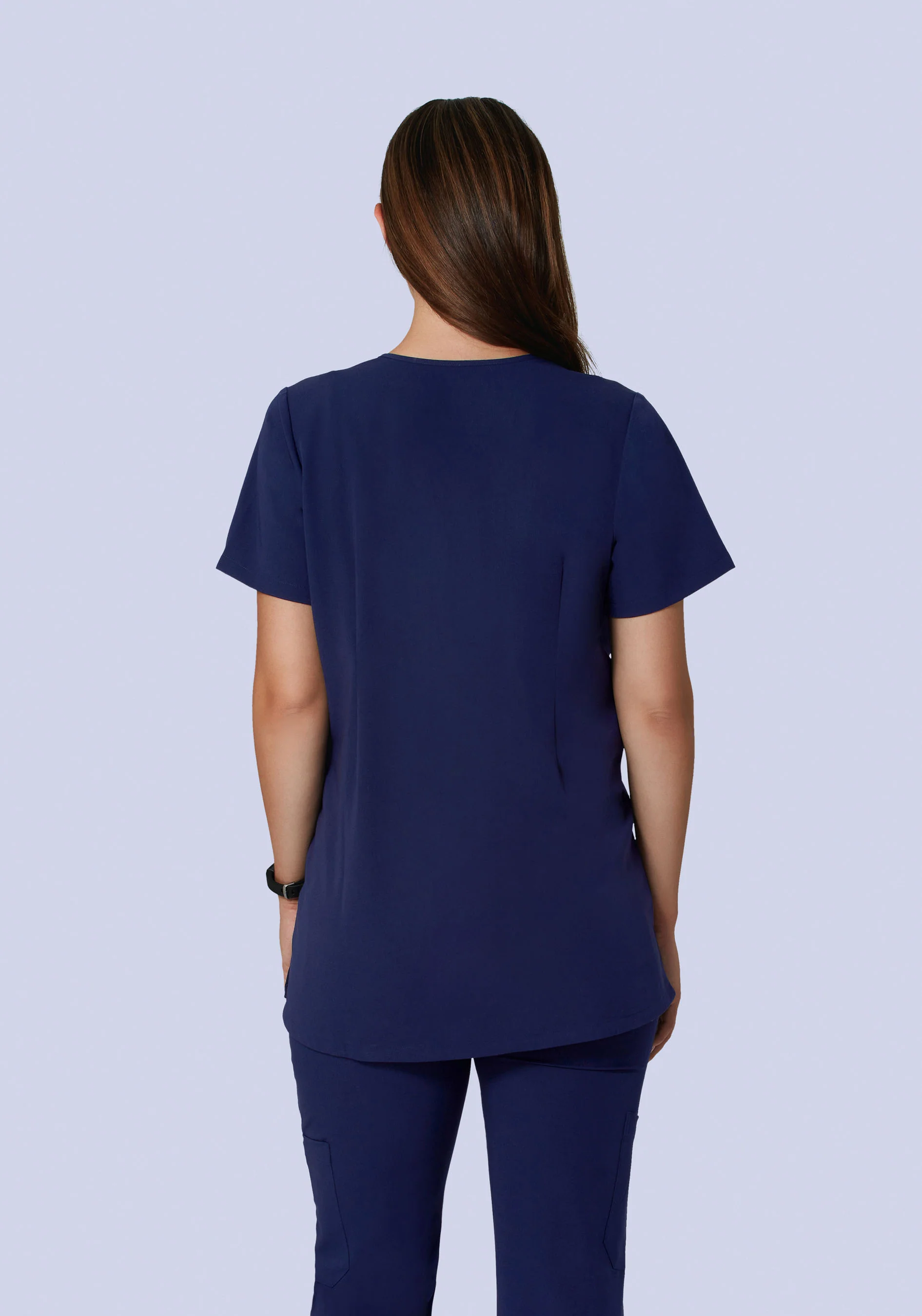Maternity One Pocket Top Navy - Image 4
