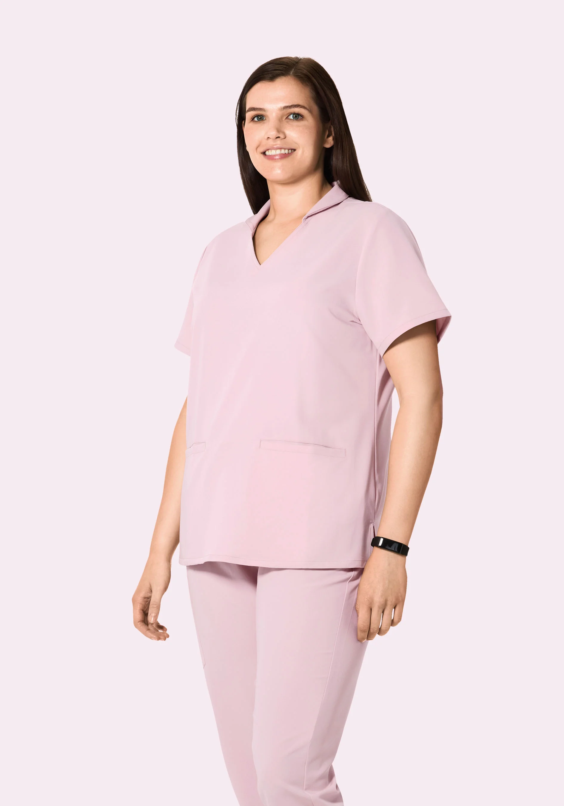 Multi Wear Collar Top Blush Blossom - Image 4