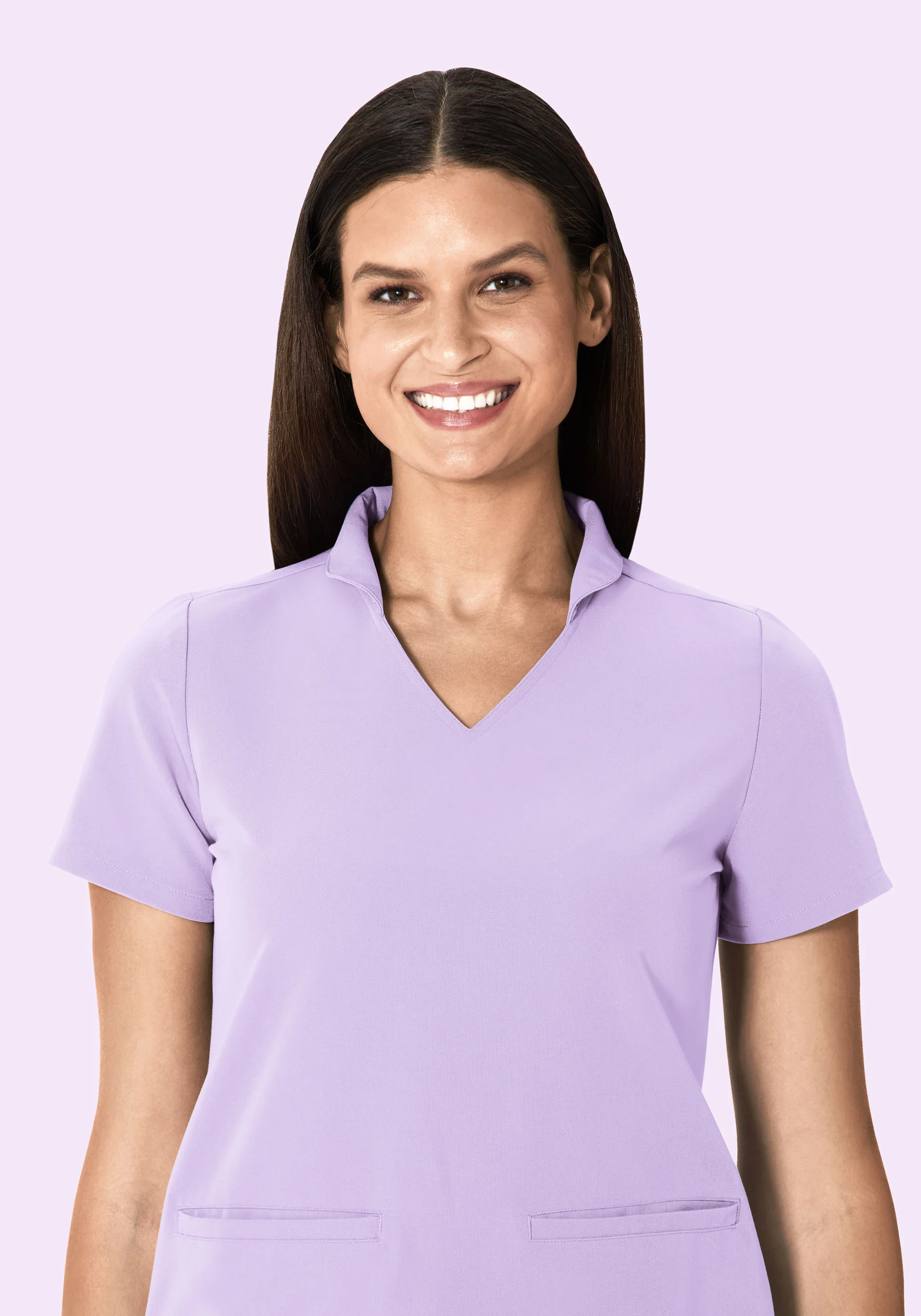 Multi Wear Collar Top Cool Lavender - Image 5