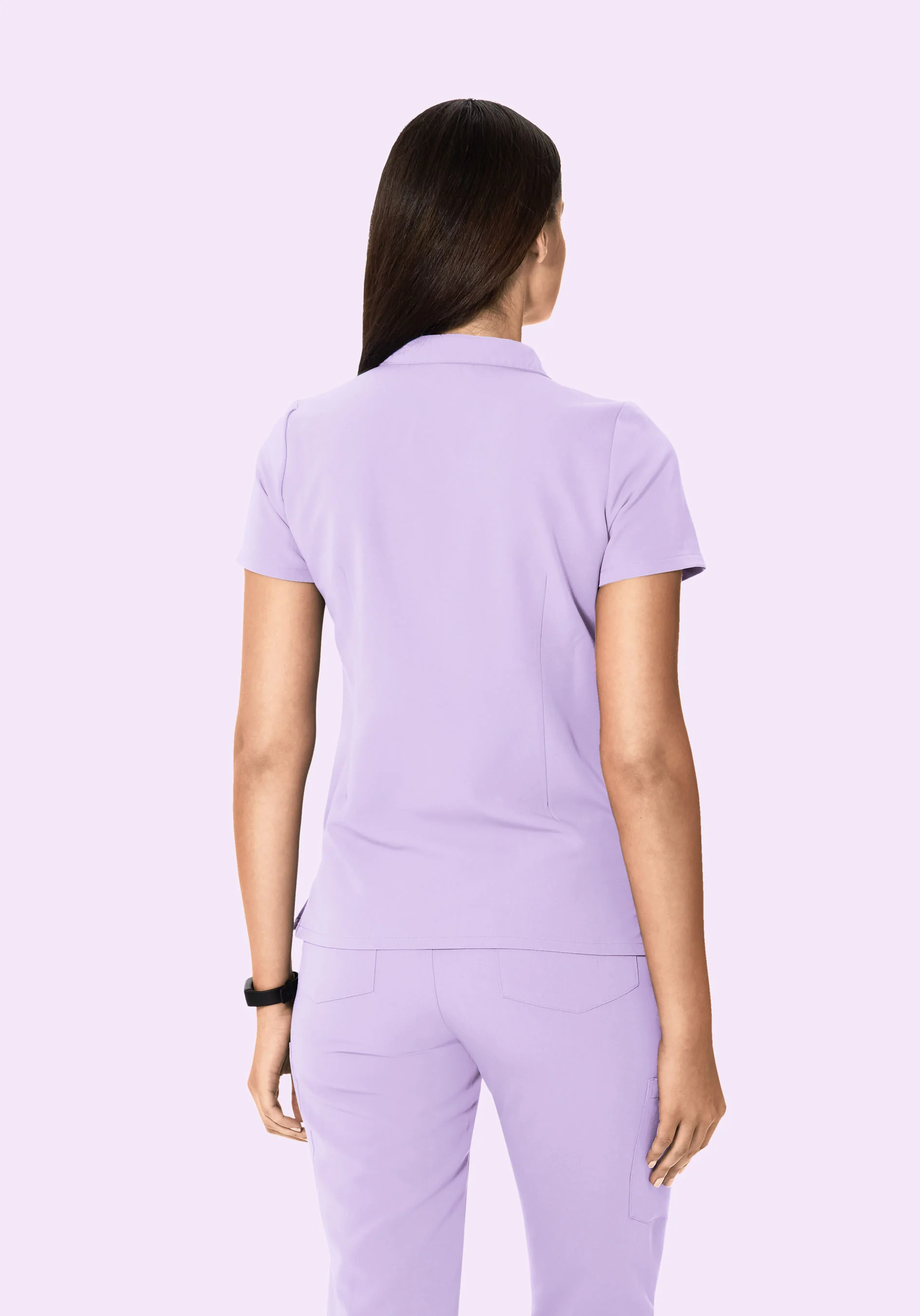 Multi Wear Collar Top Cool Lavender - Image 6