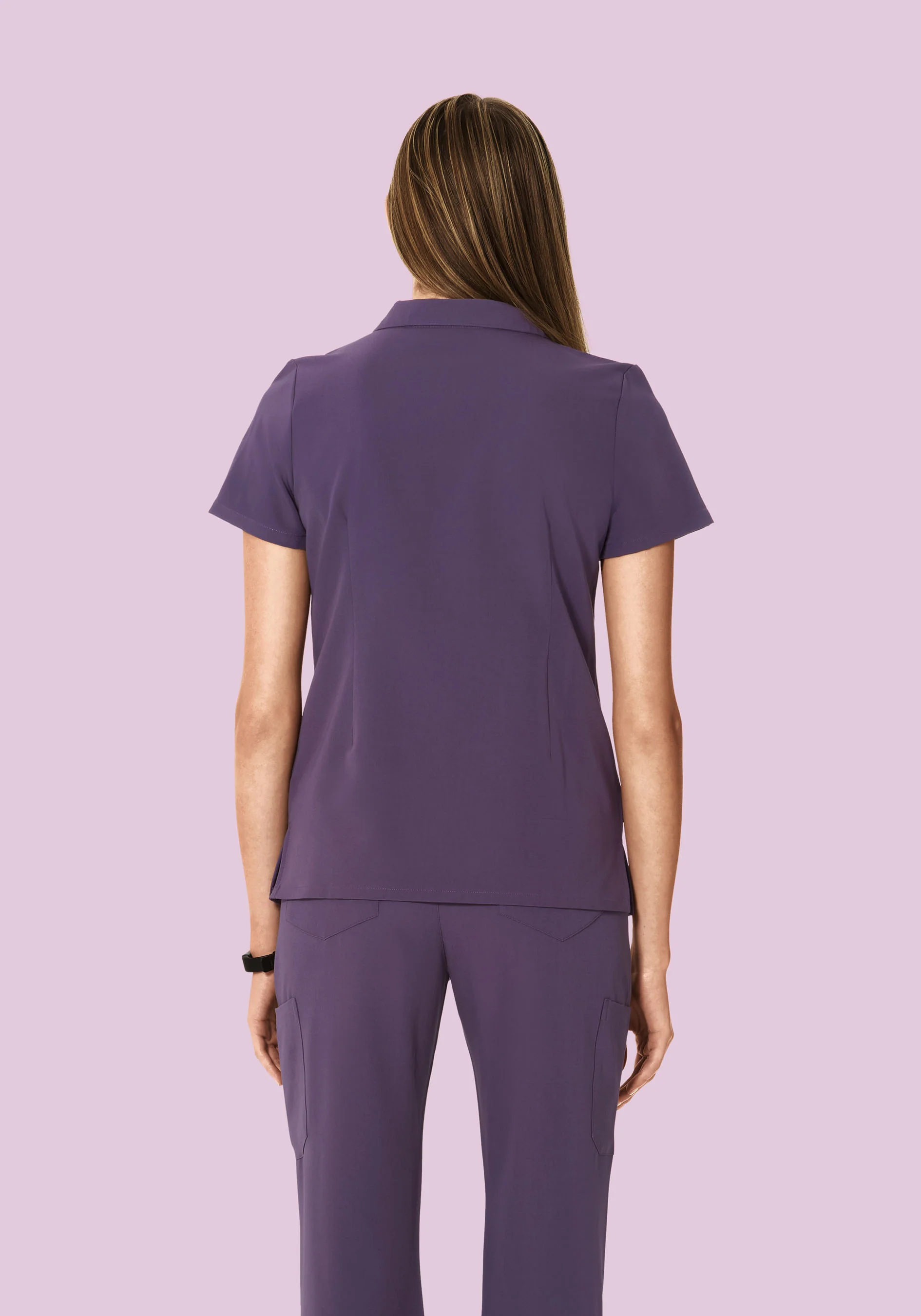 Multi Wear Collar Top Deep Dewberry - Image 6