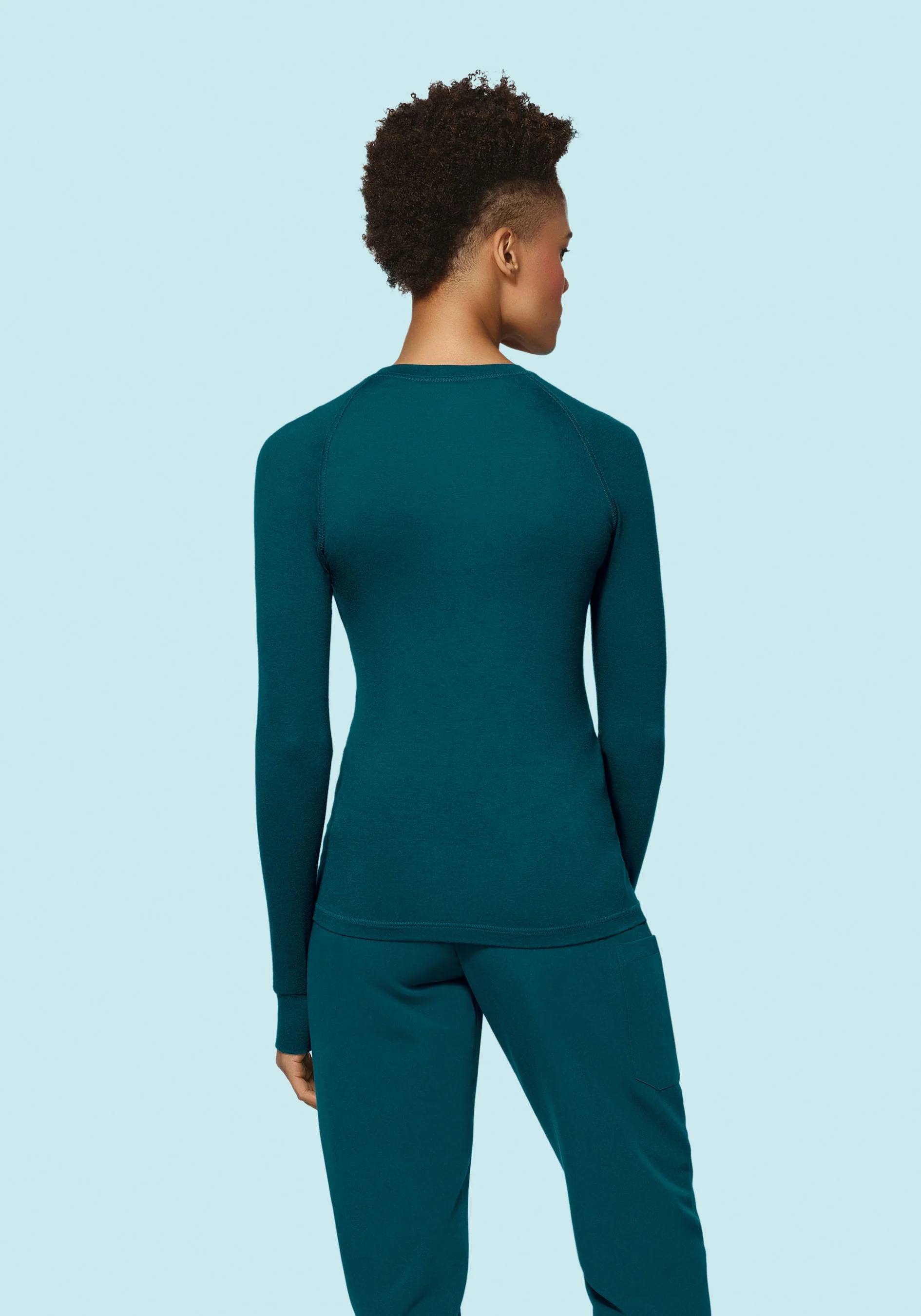 Women's Underscrubs Caribbean Blue - Image 3