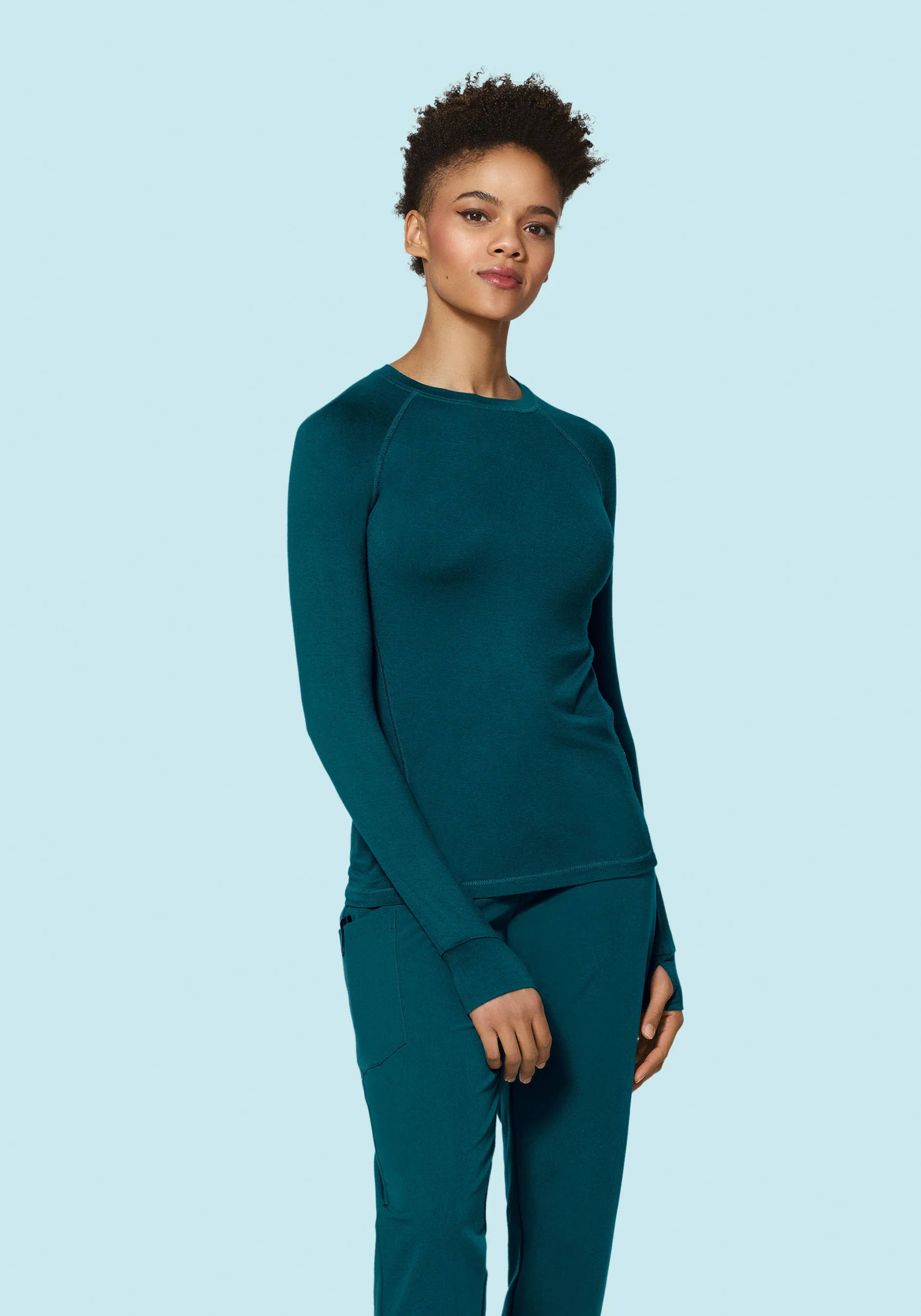 Women's Underscrubs Caribbean Blue - Image 4