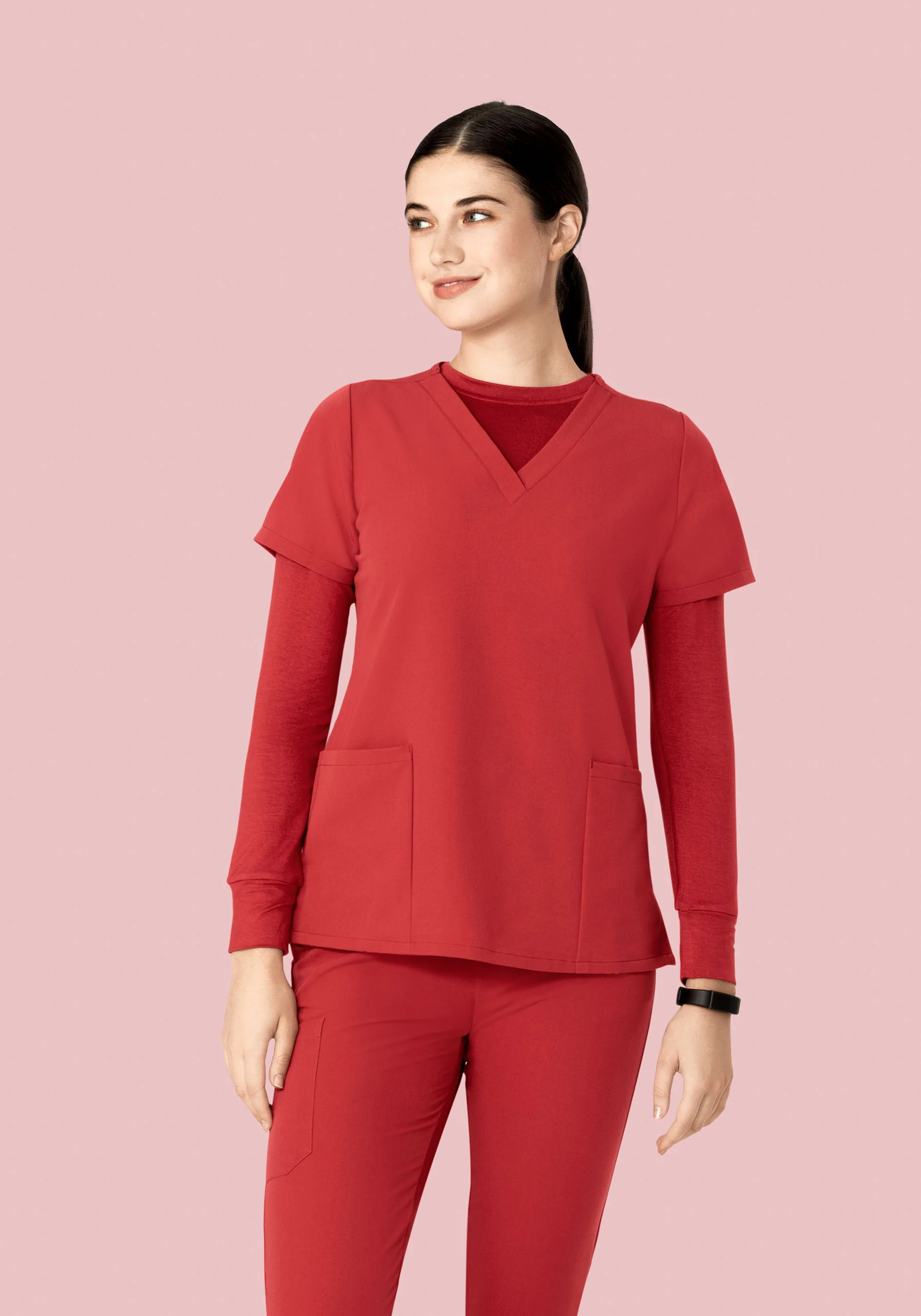 Women's Underscrubs Cranberry - Image 3