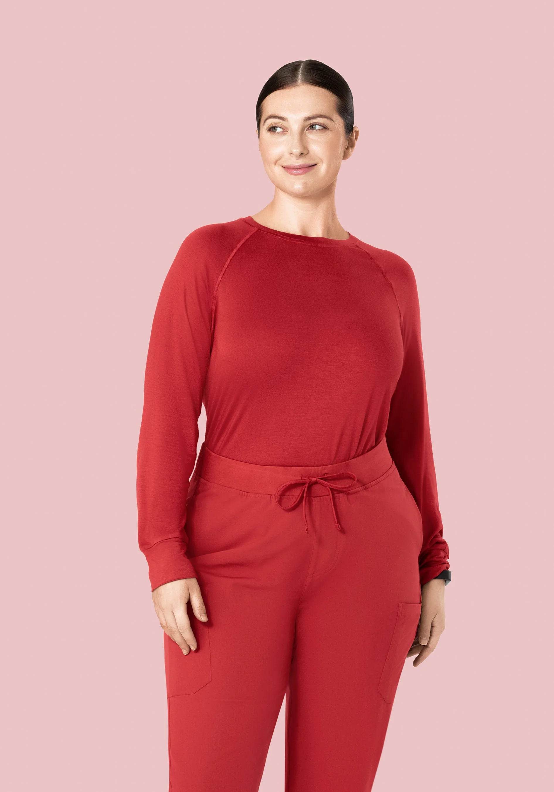 Women's Underscrubs Cranberry - Image 4