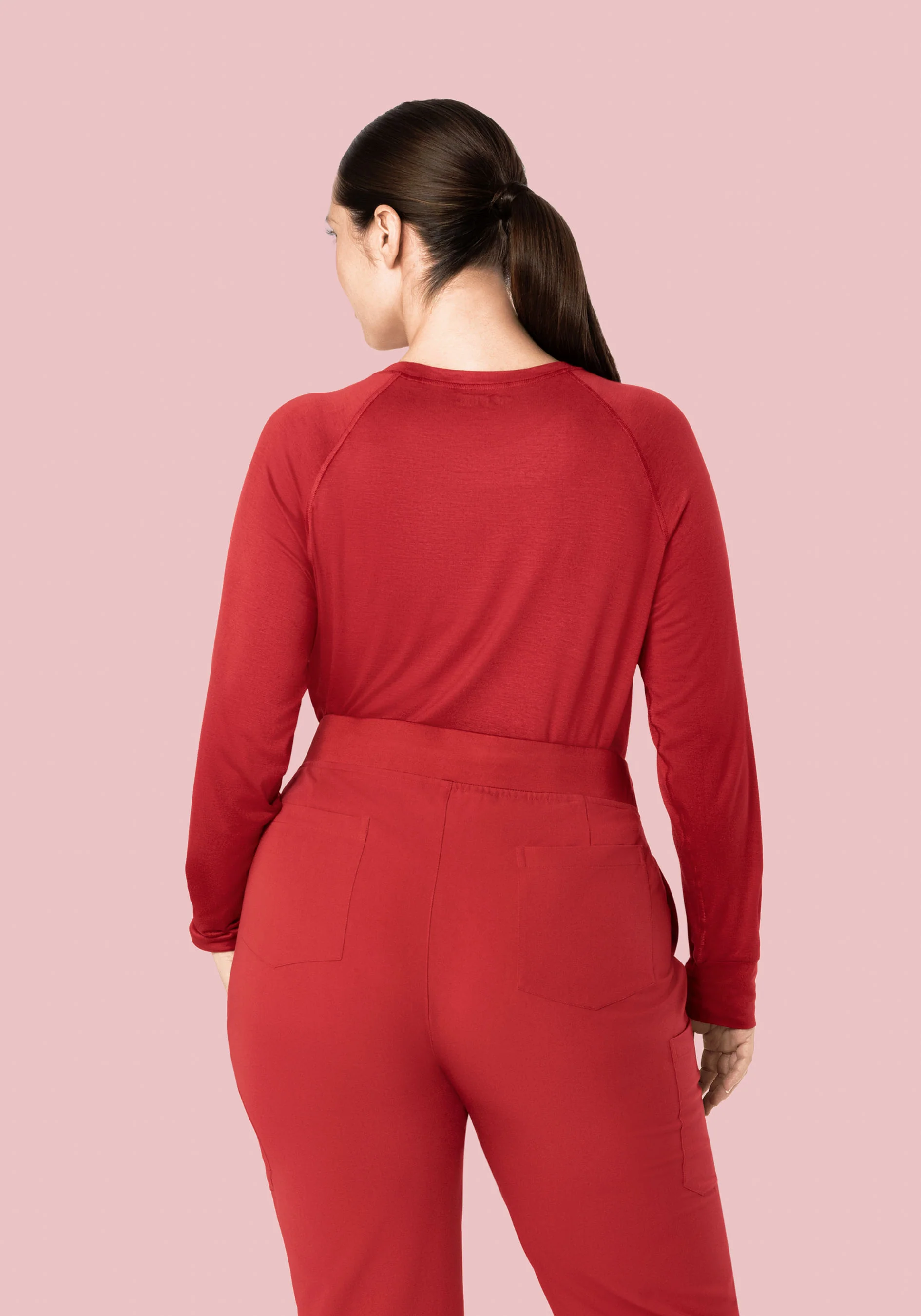 Women's Underscrubs Cranberry - Image 5