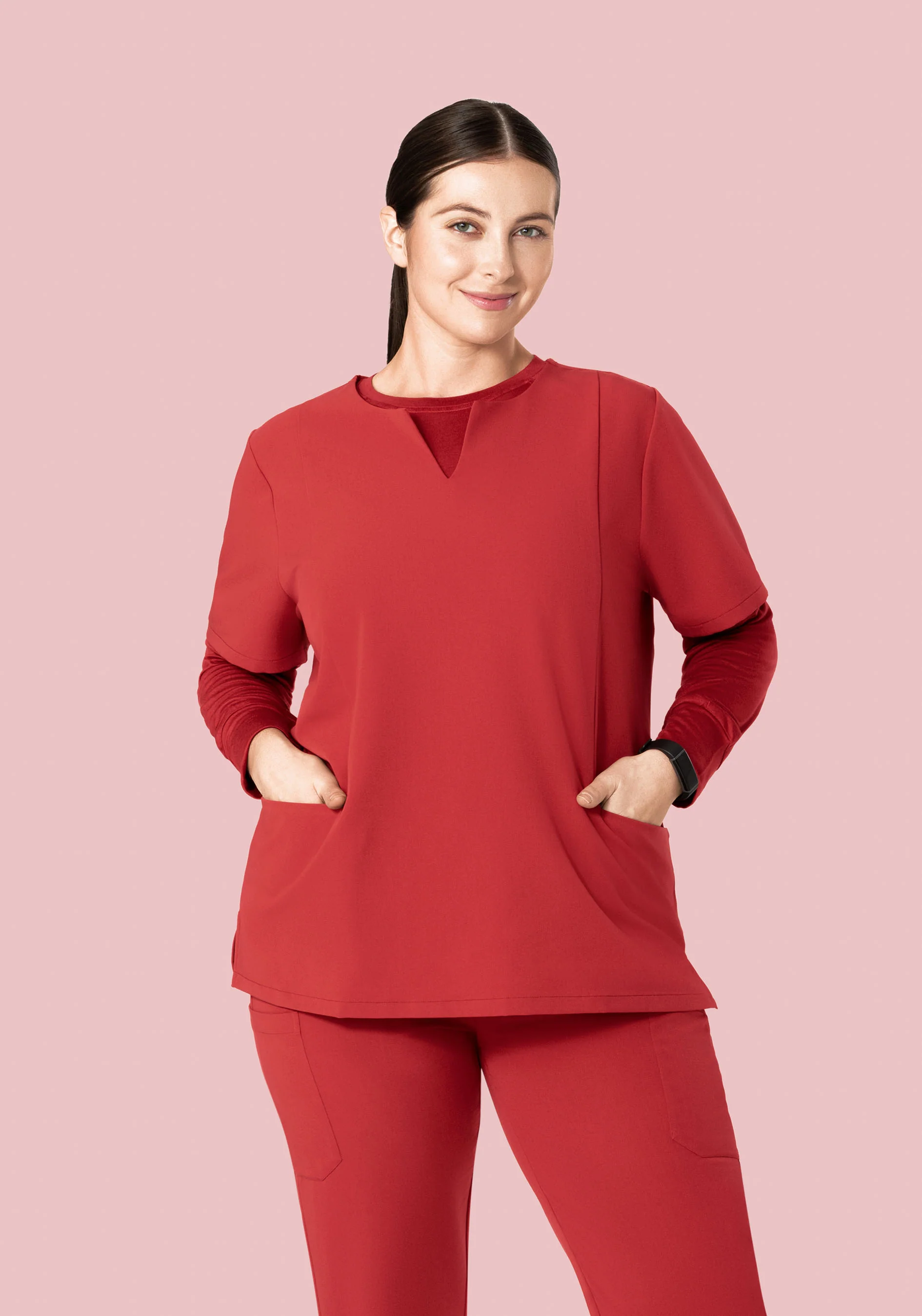 Women's Underscrubs Cranberry - Image 6