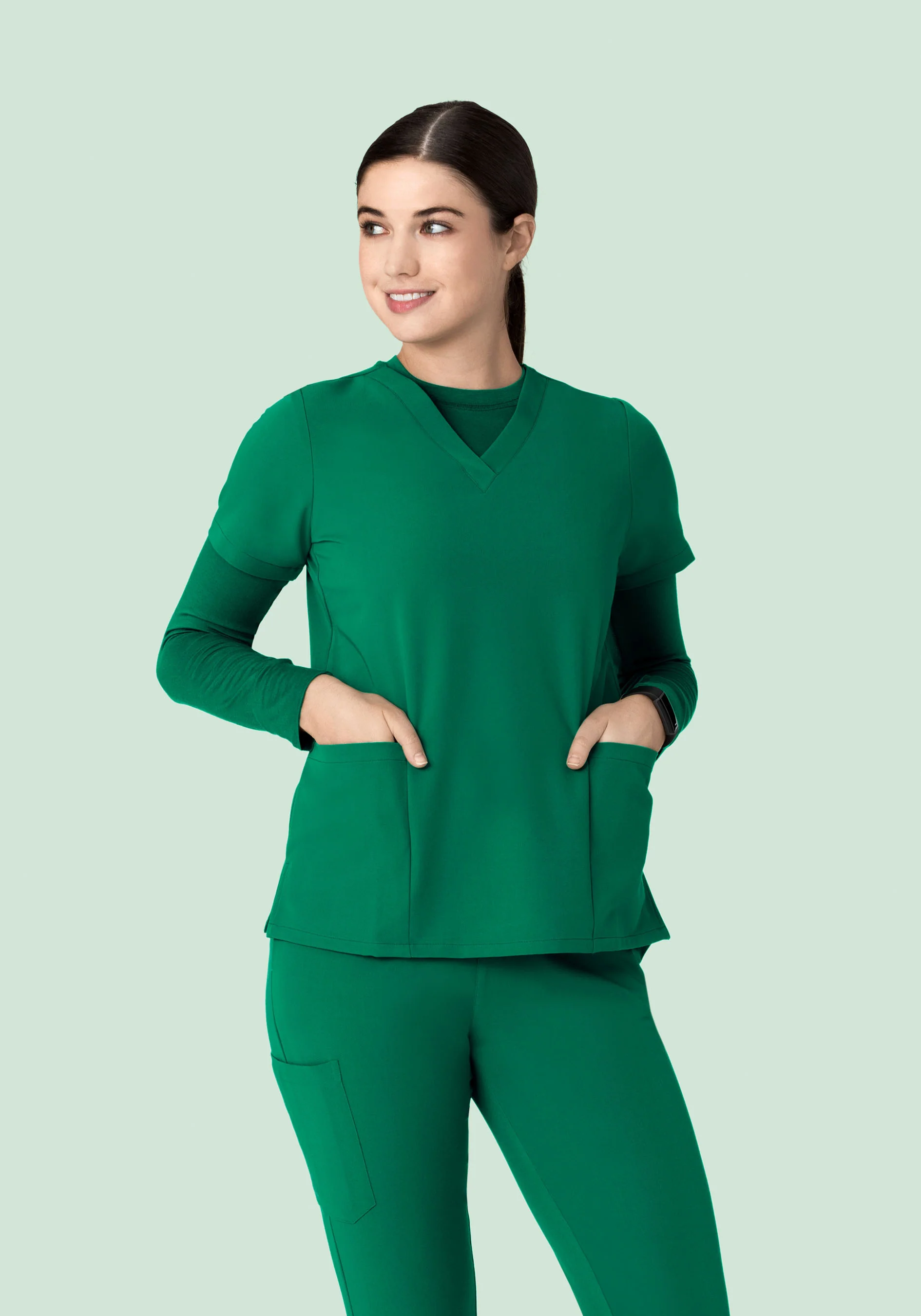 Women's Underscrubs Envy Green - Image 3