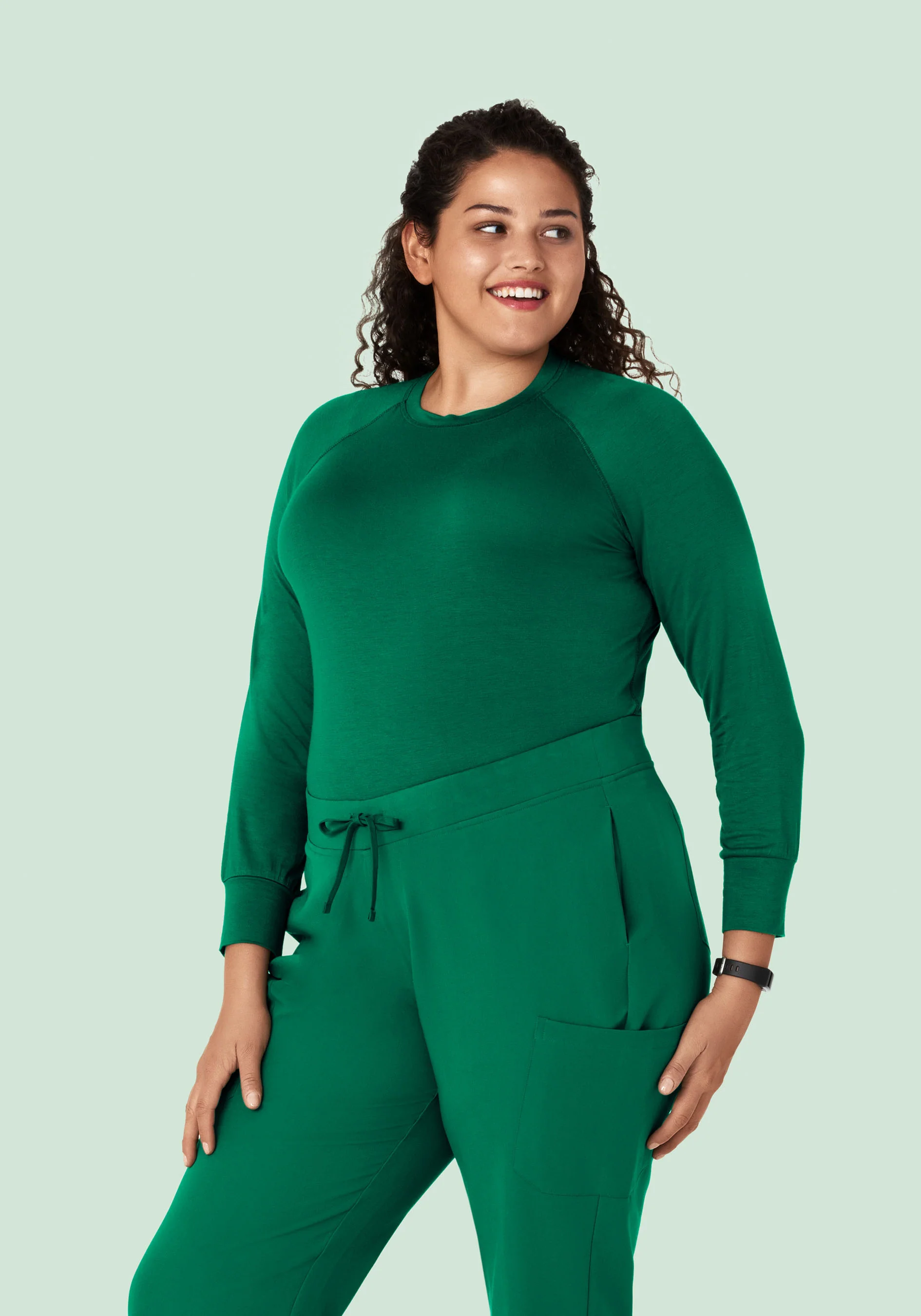 Women's Underscrubs Envy Green - Image 4