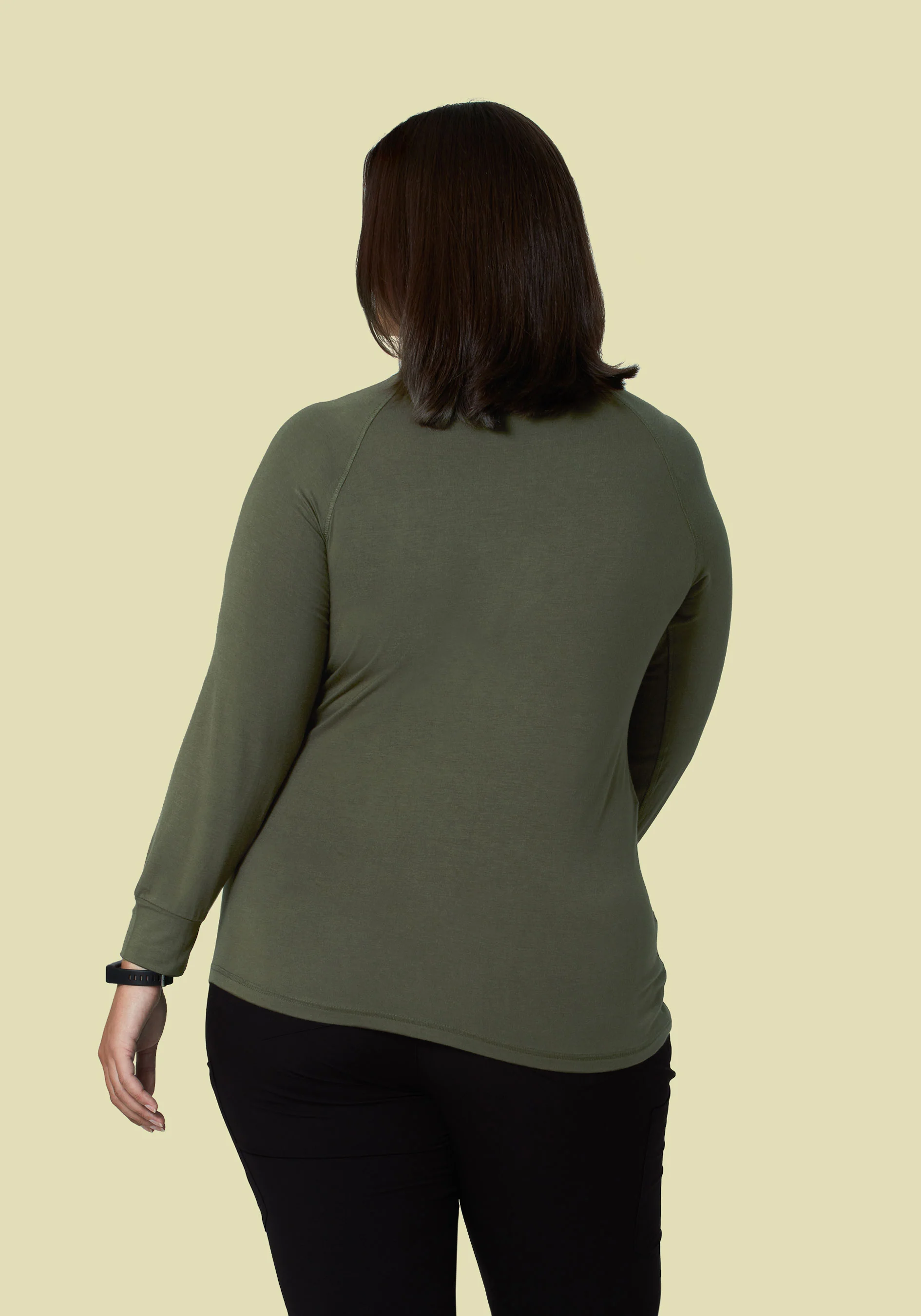 Women's Underscrubs Heather Olive - Image 4