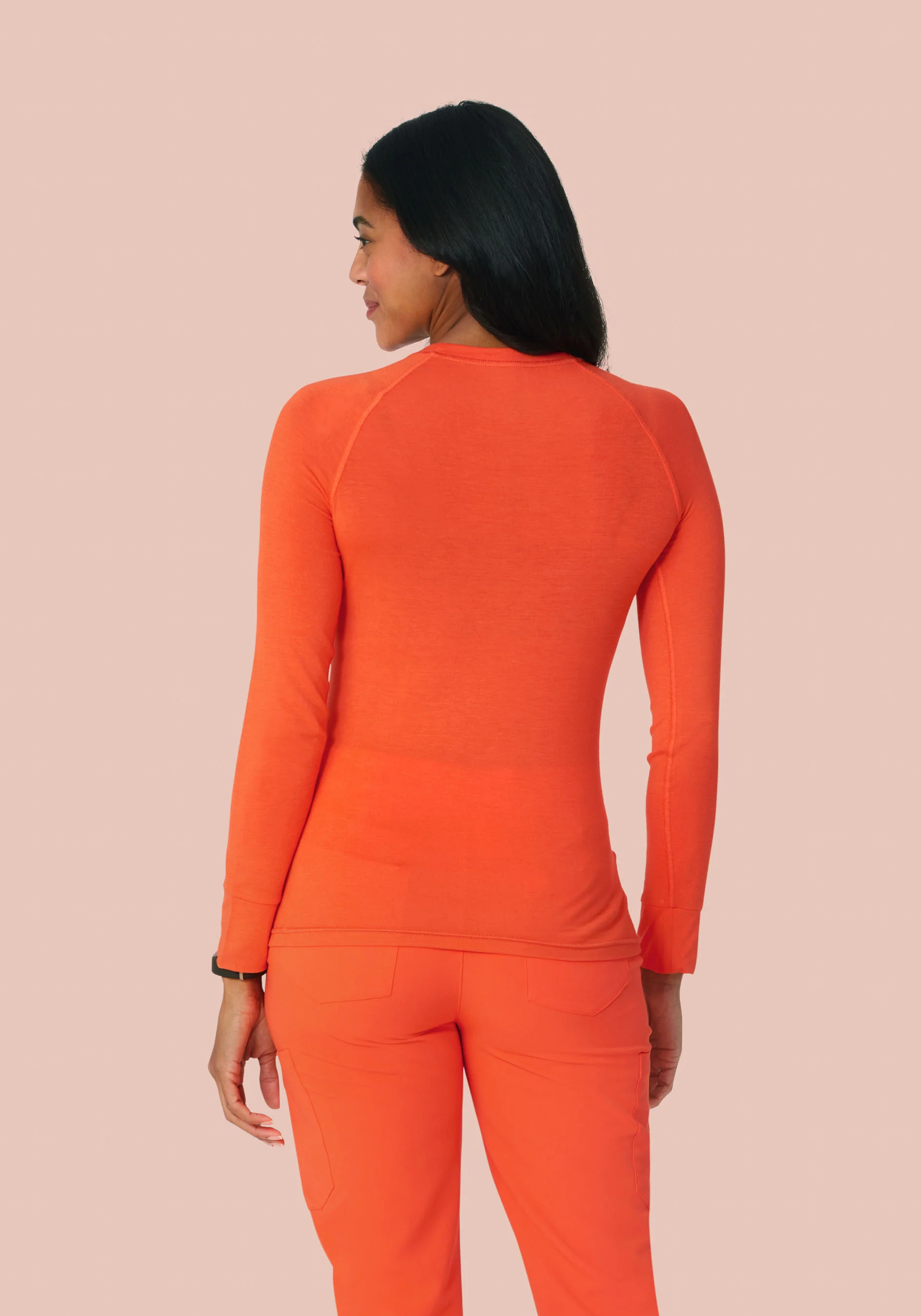 Women's Underscrubs Neon Orange - Image 3